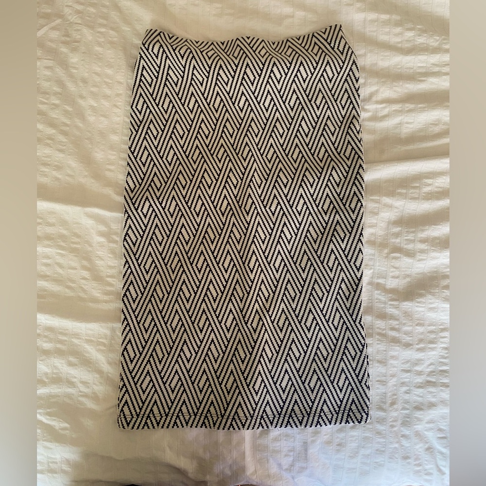 ZARA Y2K Millennial Zebra Pattern Pencil Skirt